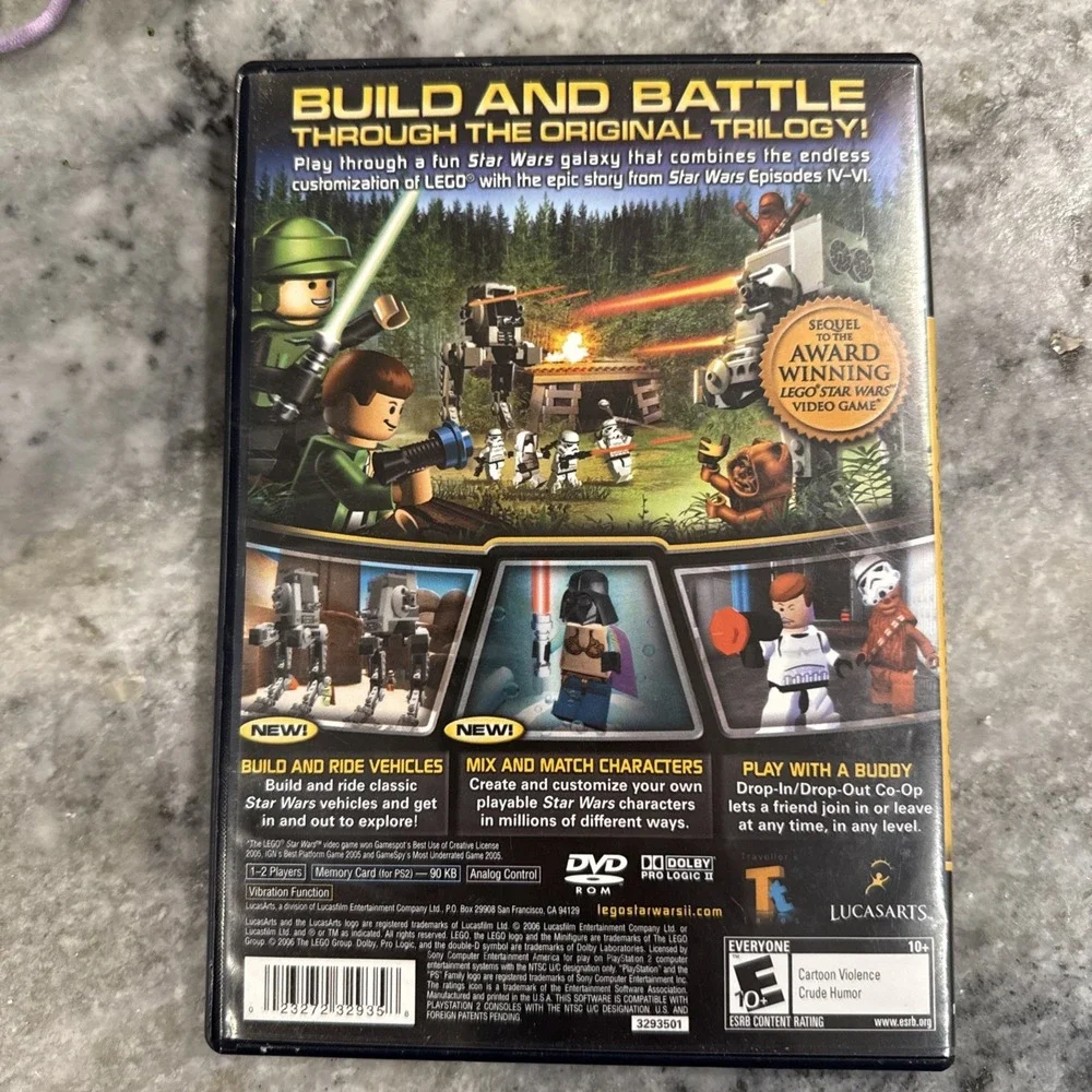 LEGO Star Wars II: The Original Trilogy Sony PS2 2006 Lucas Arts
